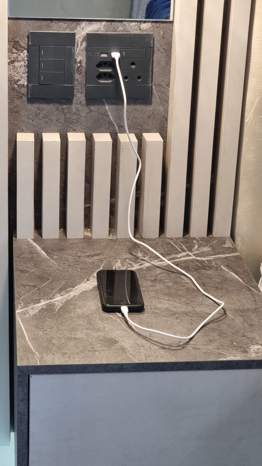 USB charging ports are available on all bed side tables.