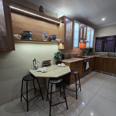 Breakfast nook in kitchen