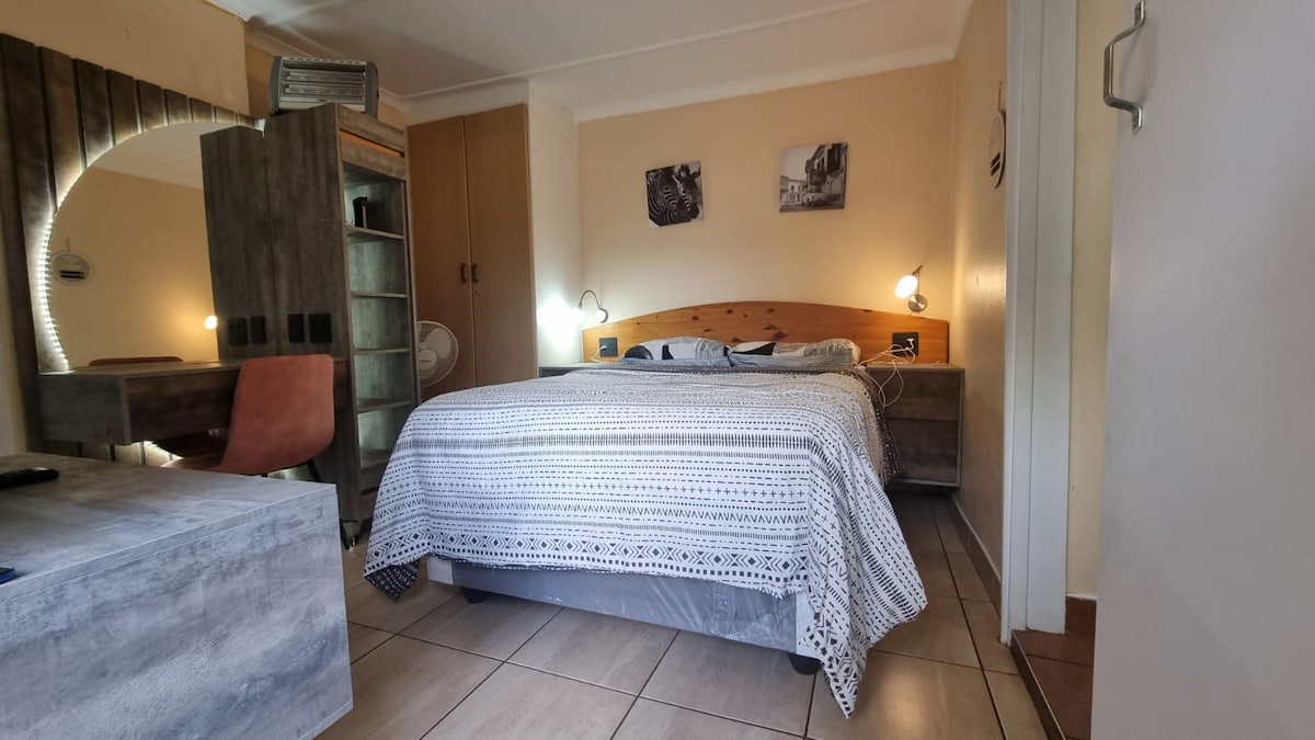 Double bed with electric blanket