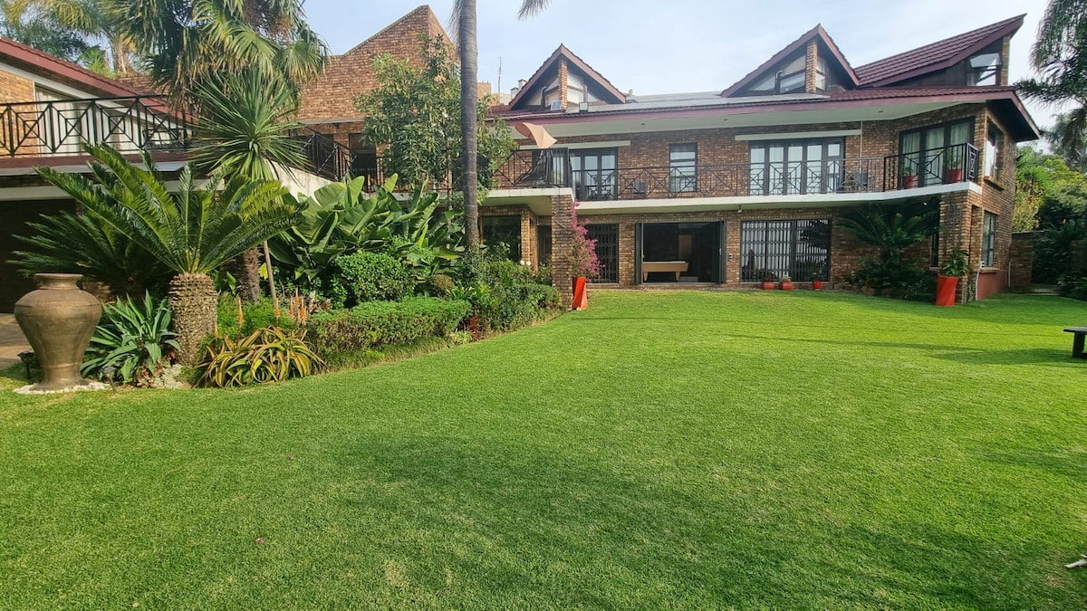 Front view of the villa